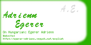 adrienn egerer business card